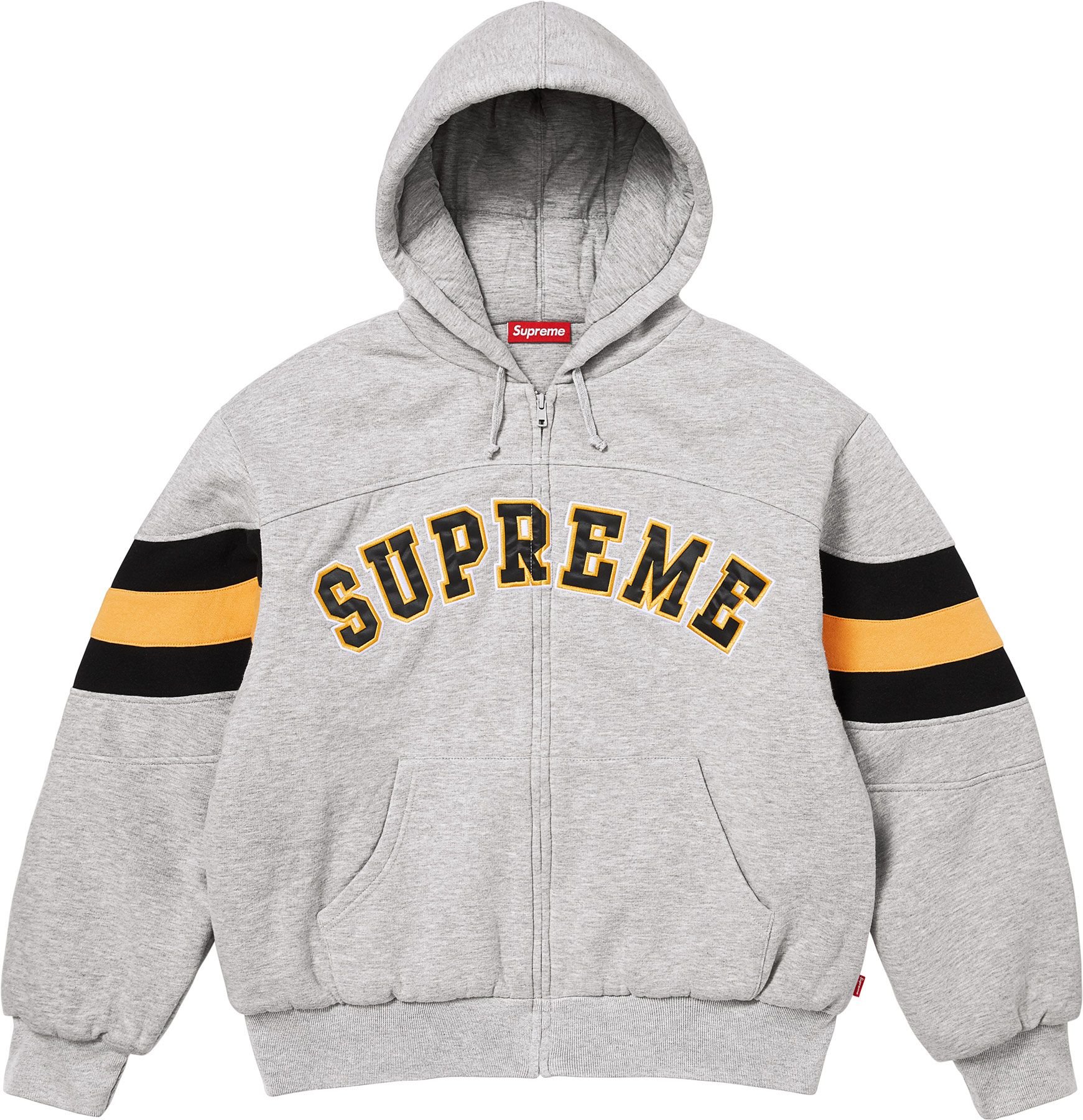 Filled Zip Up Hooded Sweatshirt view 8